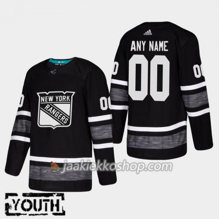 Lapsille NHL New York Rangers Pelipaita Custom Musta 2019 All-Star Adidas Authentic